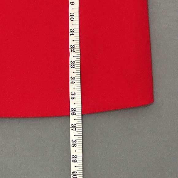 Trina Turk Women Dress 0 Watermelon Red Sheath Sheer Flutter Classic Girly Party - Picture 12 of 16